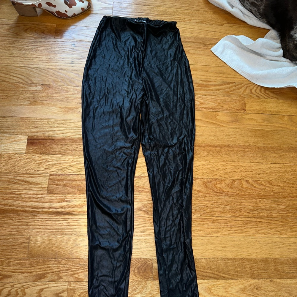 Pleather leggings